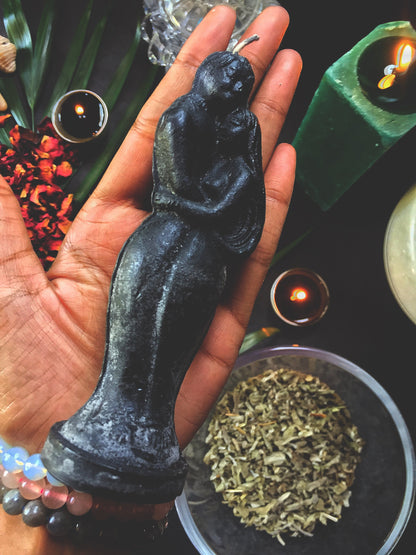 Black Couple Candle infused with Sage Oil