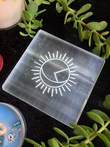 Selenite Charging Plate | Selenite