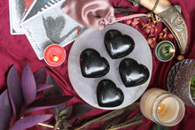 Load image into Gallery viewer, Black Tourmaline Heart - 1 Unit
