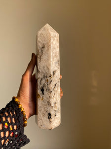 Rainbow Moonstone XXL Size Tower - 1390 Gm