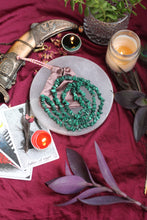 Load image into Gallery viewer, Malachite Crystal Chips String (Mala) - Stone of Protection &amp; Encouragement
