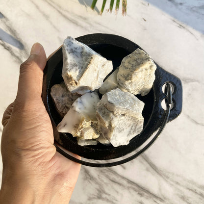 Dendritic Opal  Raw Stone | Spiritual Growth