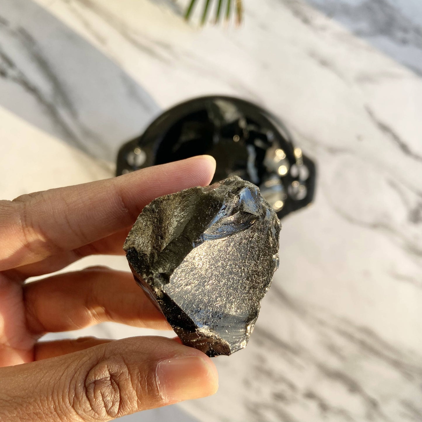 Black Obsidian Raw Stone | Removes blockages & Provides great Protection