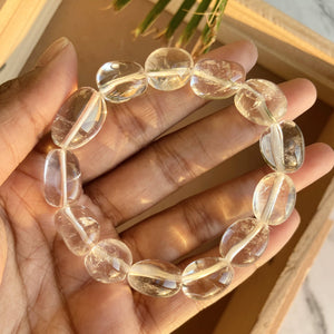 Clear Quartz Tumble Bracelet