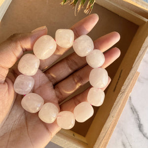 Rosequartz Tumble Bracelet