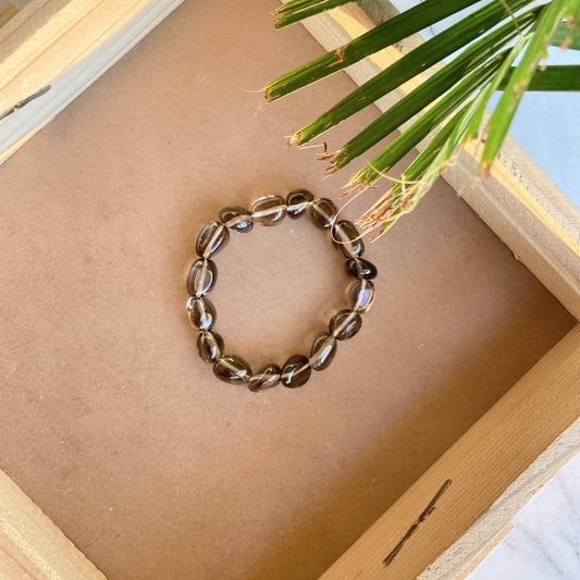 Smoky Quartz Tumble Bracelet