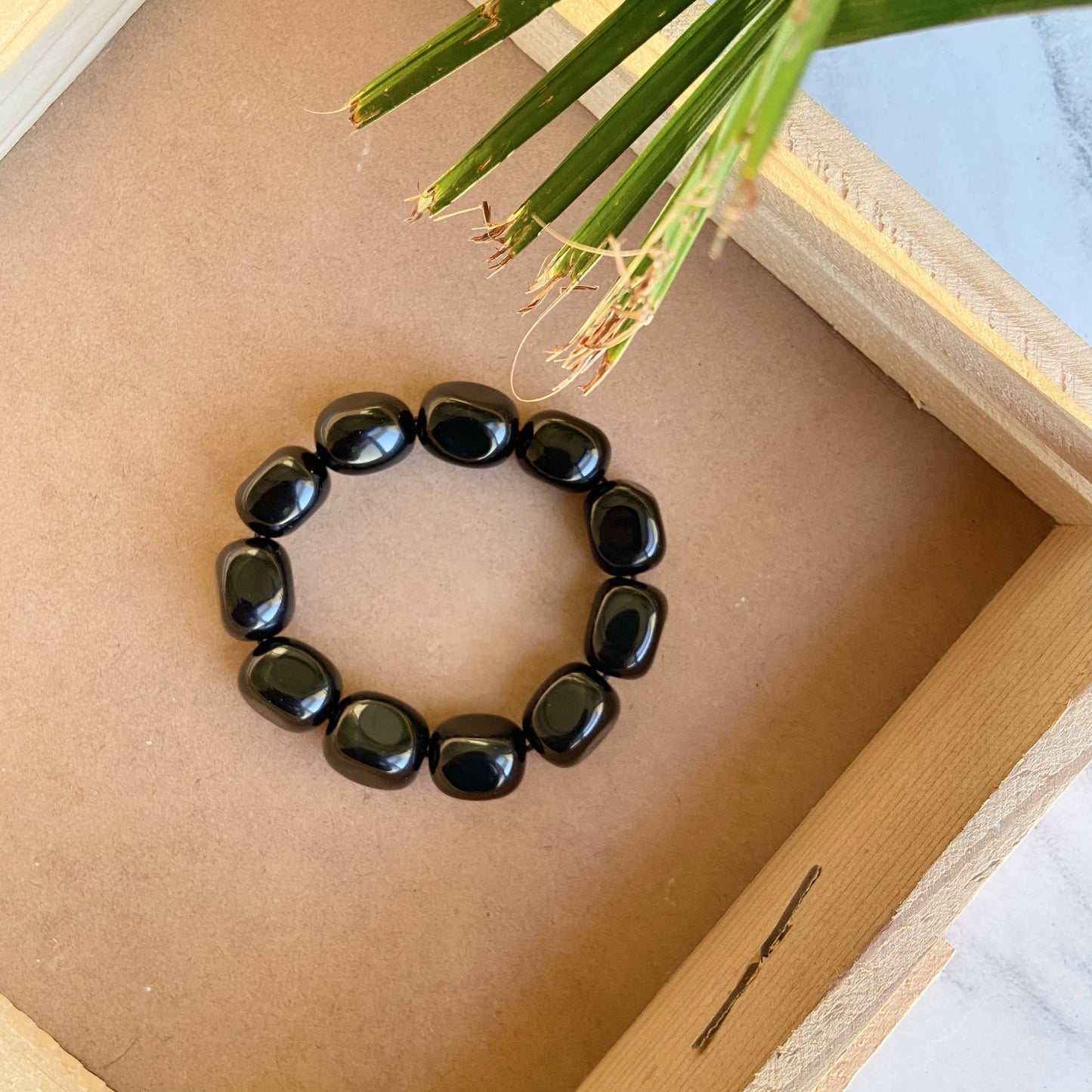 Black Onyx Tumble Bracelet