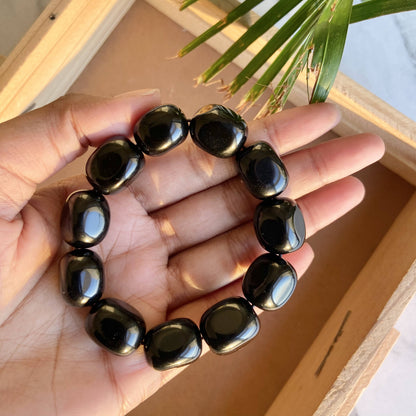 Black Onyx Tumble Bracelet