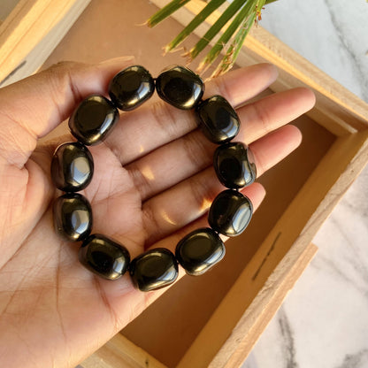 Black Onyx Tumble Bracelet