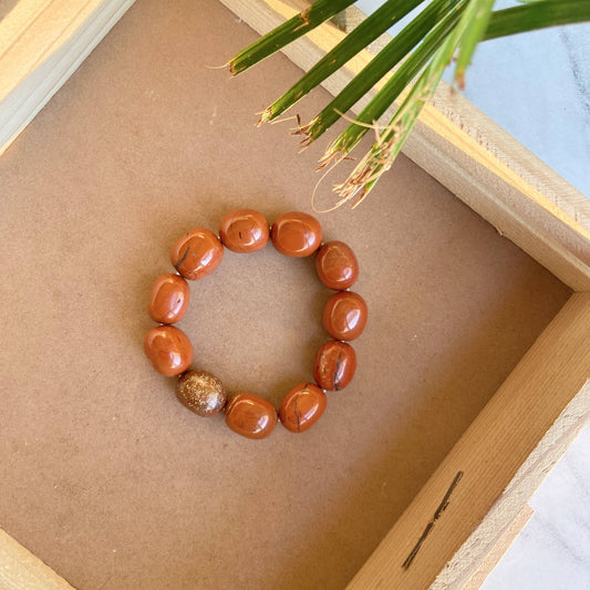 Red Jasper Tumble Bracelet