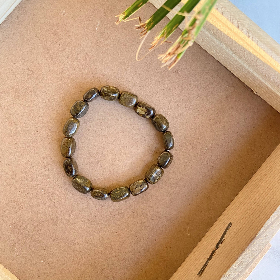 Bronzite mini Tumble Bracelet