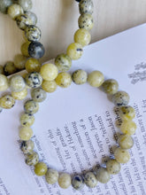Load image into Gallery viewer, Serpentine Bead Bracelet | Wisdom, Past Life memories, Intuition
