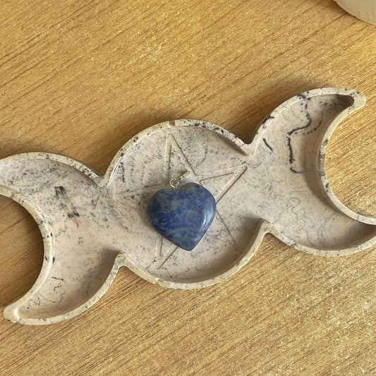 Sodalite Heart Pendant