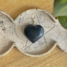 Load image into Gallery viewer, Black Obsidian Heart Pendant

