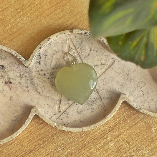 Green Aventurine Heart Pendant