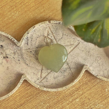 Load image into Gallery viewer, Green Aventurine Heart Pendant
