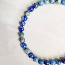 Load image into Gallery viewer, Lapis Lazuli Bead Bracelet - 6mm | Expression &amp; Communication
