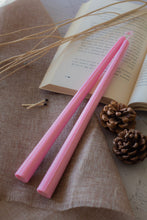 Load image into Gallery viewer, Extra Long Pink Taper - Set of 2 | Soy wax
