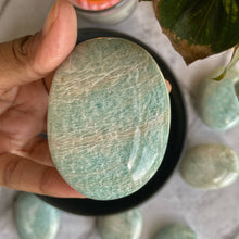 Load image into Gallery viewer, Amazonite Palm Stone | Money, Wealth &amp; Success
