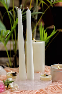 White Taper Candle - Set of 2 | 5 | 10