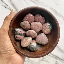 Load image into Gallery viewer, Rhodonite Mini Heart (Peruvian) | Attract Love in general &amp; Promotes inner Peace
