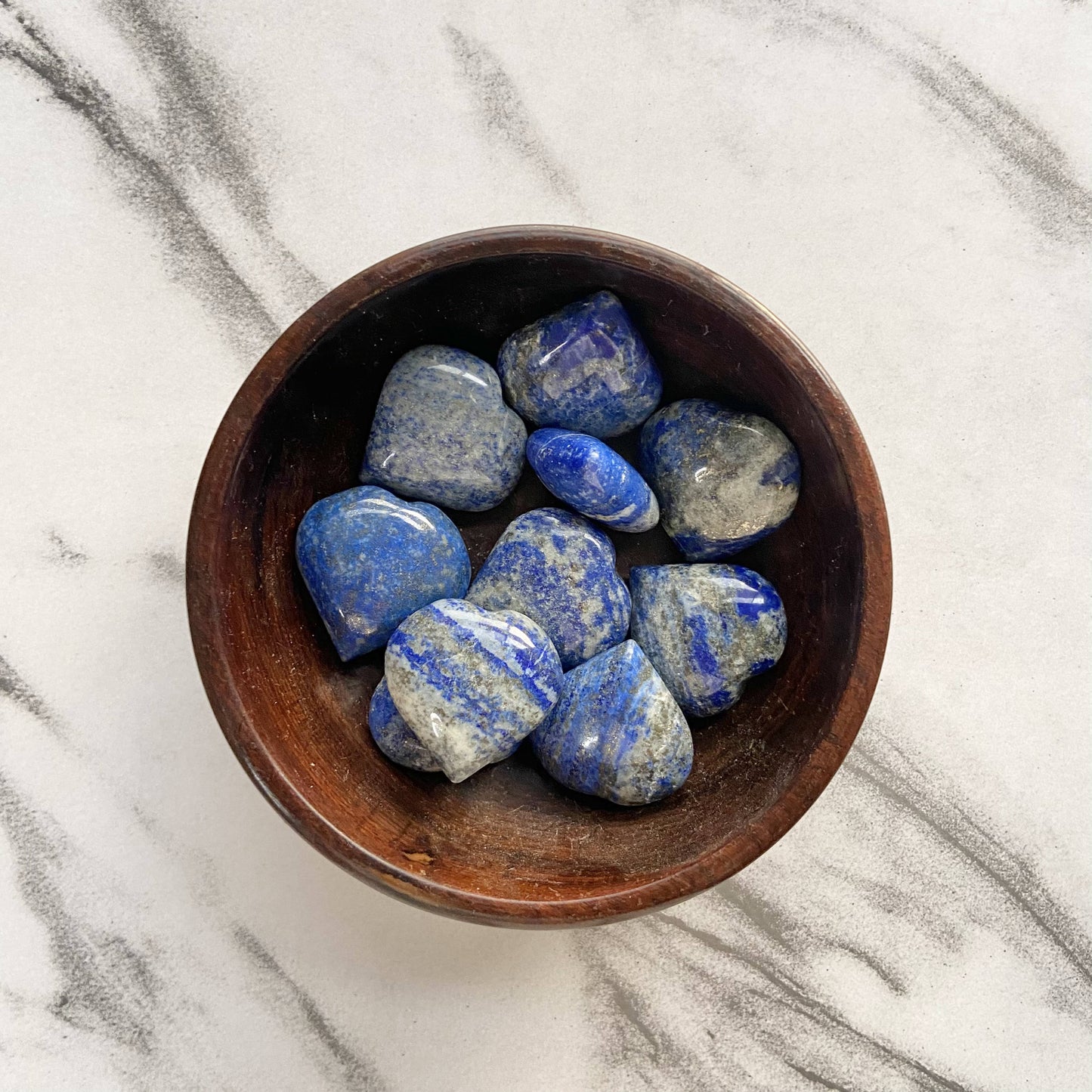Lapis Lazuli Mini Hearts |  Expression & Communication