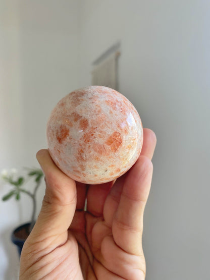 Sunstone Sphere | Stone of Stability & Personal Strength