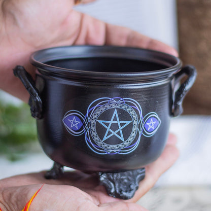 Pentacle Print Cauldron