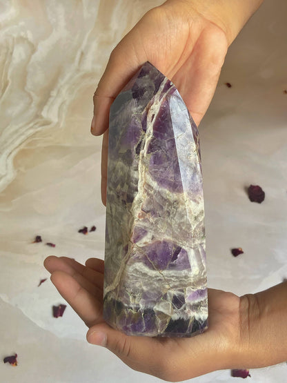 Amethyst Free Form - 1200 Gm | Helps activating Third Eye & Psychic abilities