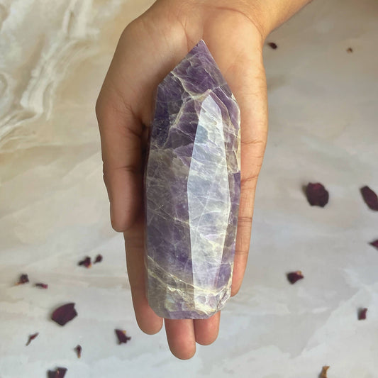Amethyst Free Form - 249 Gm | Helps activating Third Eye & Psychic abilities