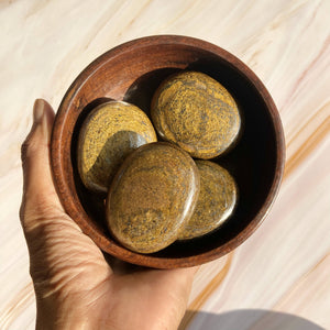 Bronzite Palm Stone
