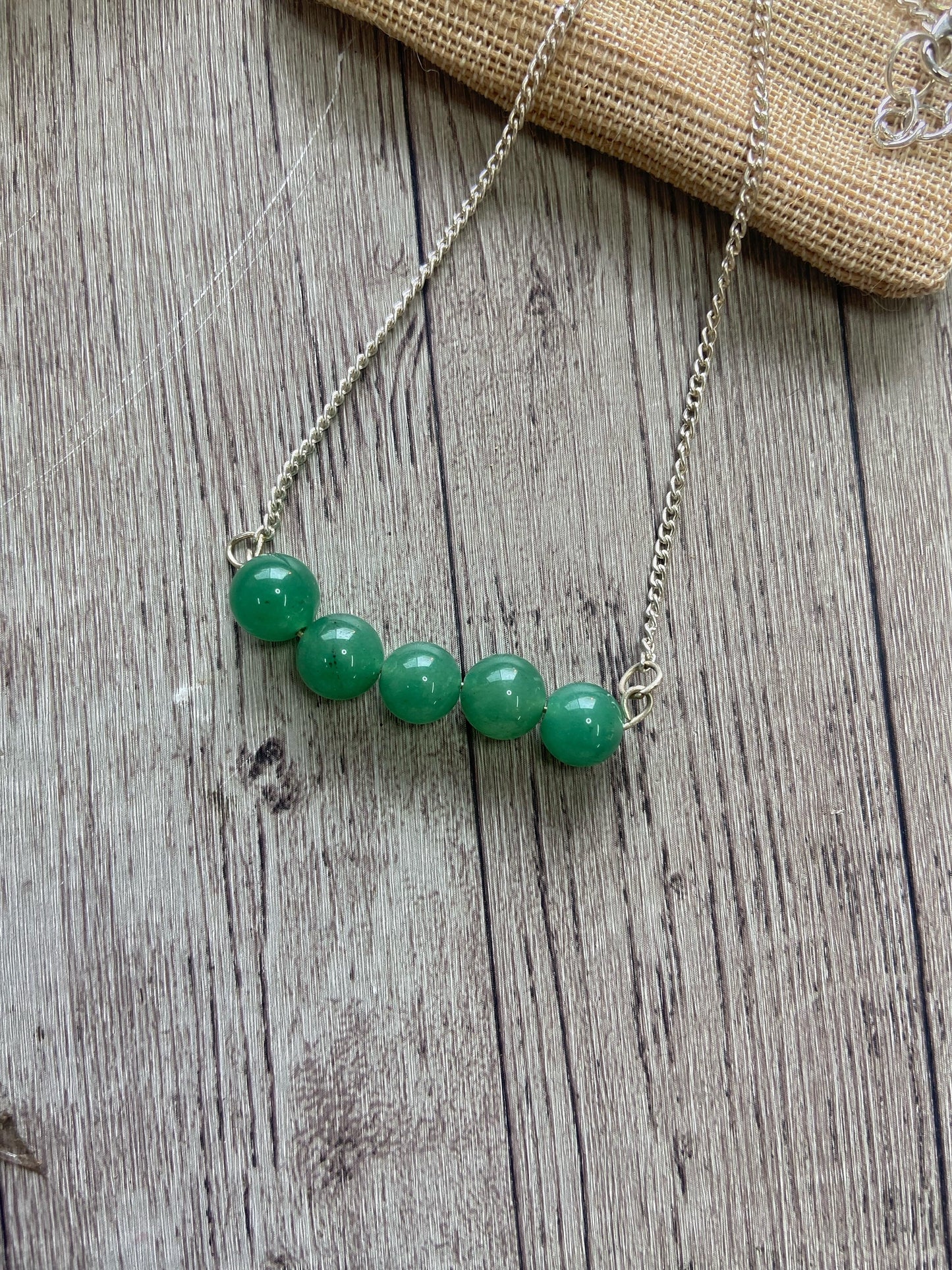 Green Aventurine Necklace | Luck & Abundance