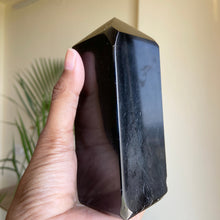 Load image into Gallery viewer, Black Obsidian XL Tower - 550 Gm | Protection &amp; Grounding
