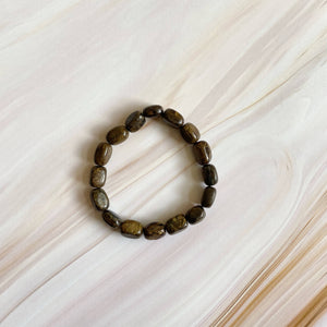 Bronzite mini Tumble Bracelet
