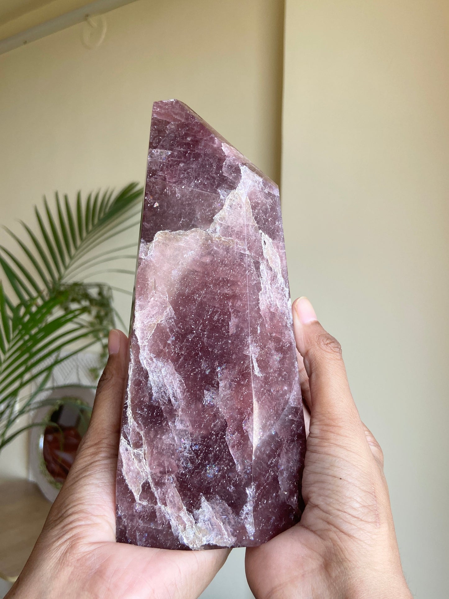 Strawberry Quartz Free Form - 1830 Gm | Helps with Feeling of Stress, Depression & worry