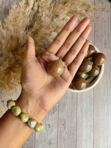 Unakite Mini Spheres