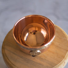 Load image into Gallery viewer, Small Pentacle Copper Offering Bowl
