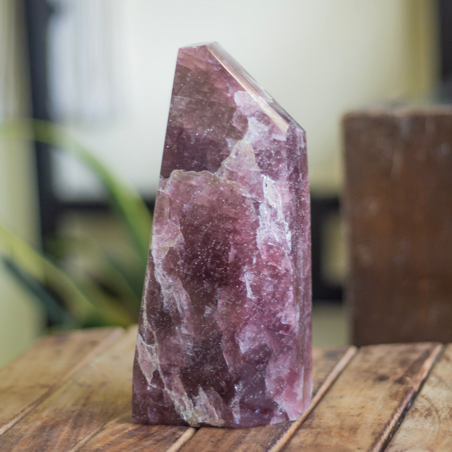 Strawberry Quartz Free Form - 1830 Gm | Helps with Feeling of Stress, Depression & worry