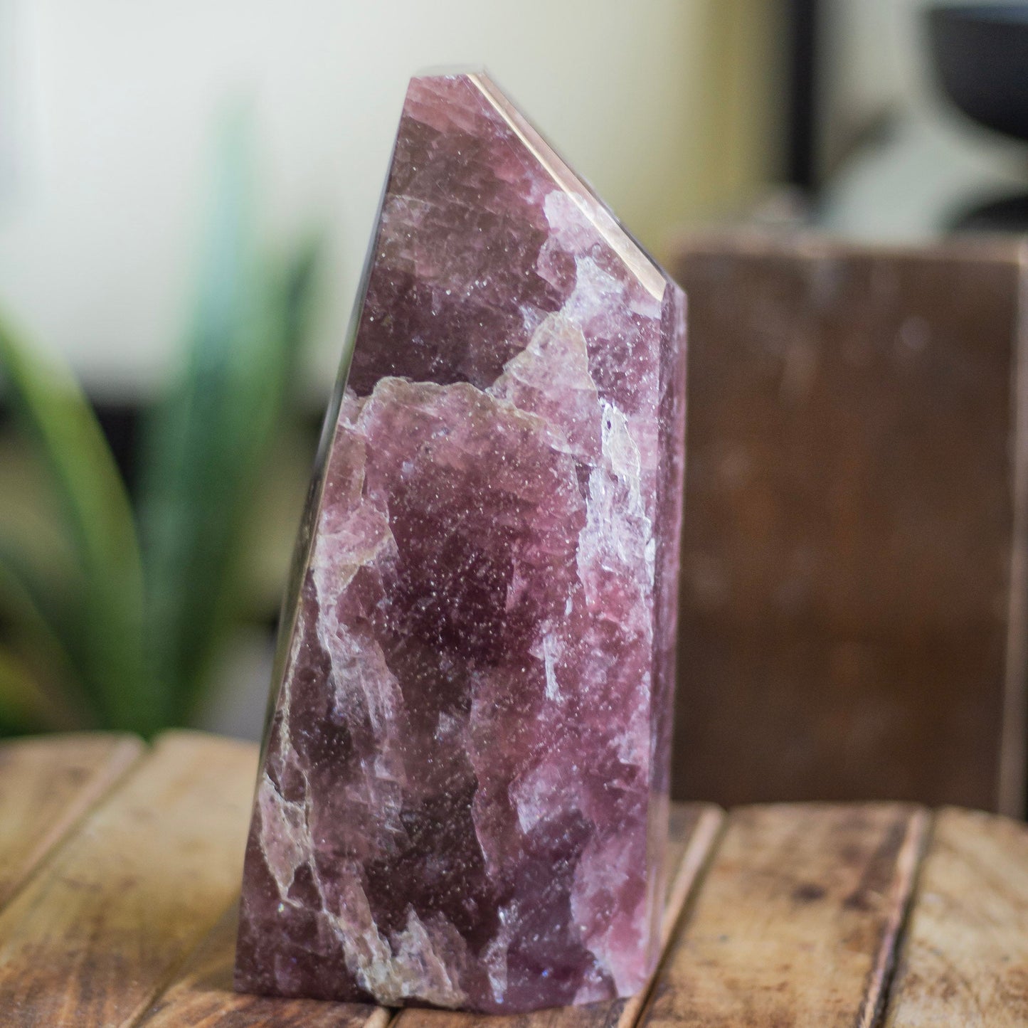 Strawberry Quartz Free Form - 1830 Gm | Helps with Feeling of Stress, Depression & worry