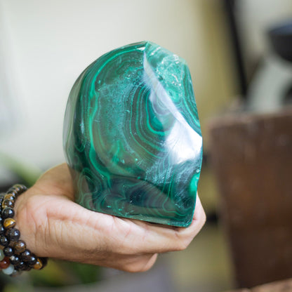 Malachite Free form - 1560 Gm | Stone of Protection & Encouragement Regular price