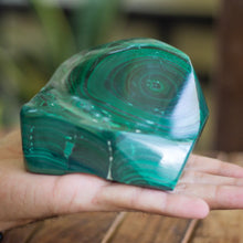 Load image into Gallery viewer, Malachite Free form - 1100 Gm |  Stone of Protection &amp; Encouragement
