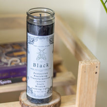 Load image into Gallery viewer, Black Tall Glass Candle | Soy Wax
