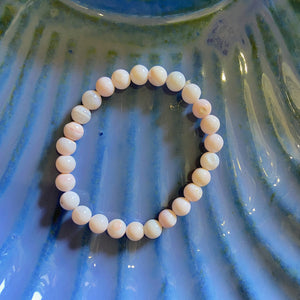 Pink Opal Bead Bracelet | Sooth Anxiety
