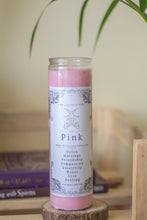 Load image into Gallery viewer, Pink Tall Glass Candle | Soy Wax
