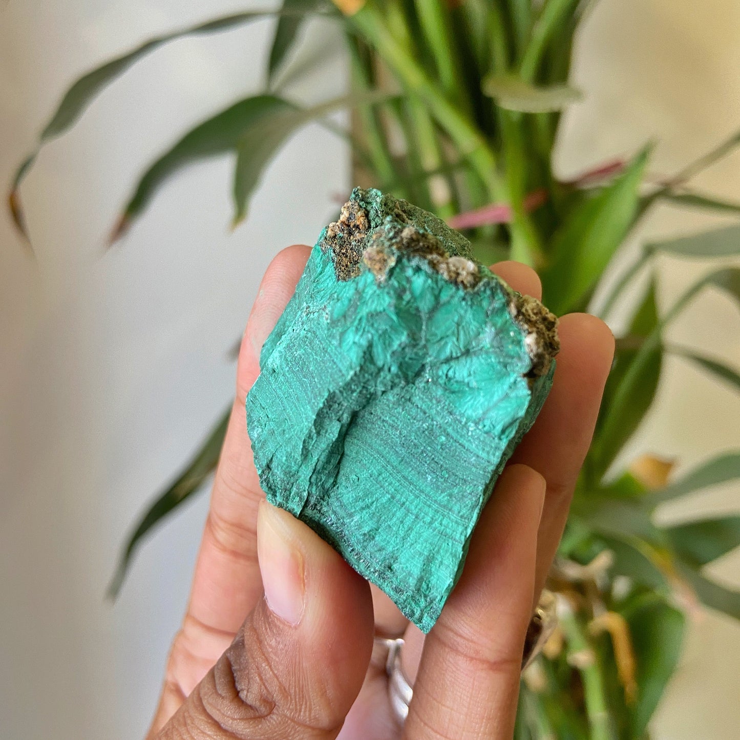 Malachite Raw - 100 Gm | Stone of Protection & Encouragement