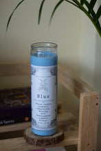 Load image into Gallery viewer, Blue Tall Glass Candle | Soy Wax
