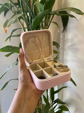 Load image into Gallery viewer, PU Leather Zipper Portable Storage Box Case
