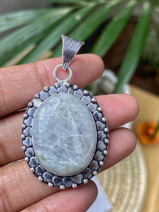 Rainbow Moonstone Pendant