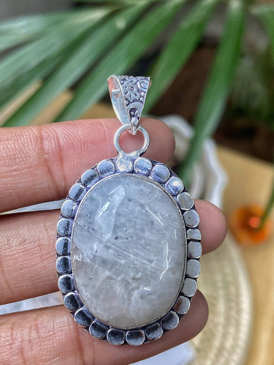 Rainbow Moonstone Pendant