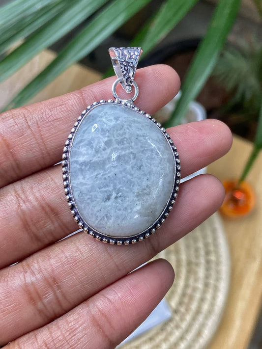 Rainbow Moonstone Pendant